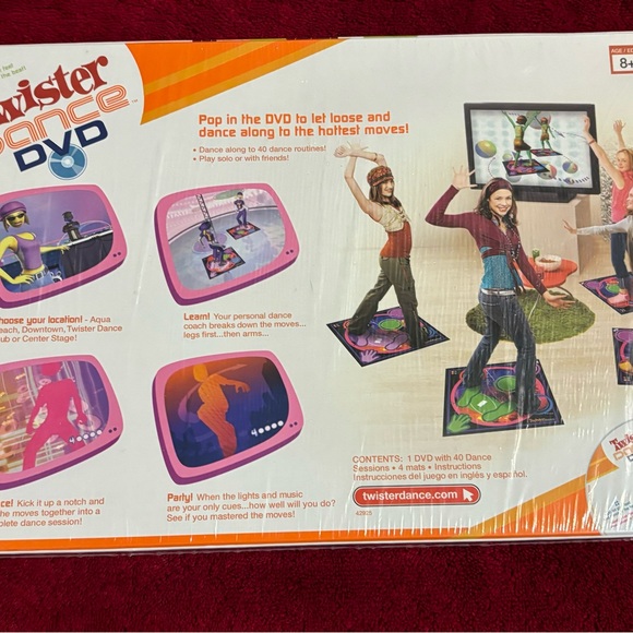 Twister Dance DVD with 40 Sessions NEW - Picture 2 of 2